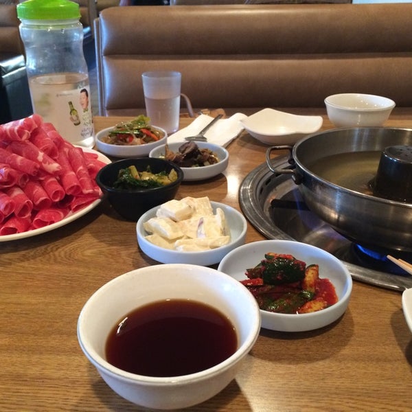 Photo taken at Shin Jung Restaurant by Crystal K. on 6/22/2014