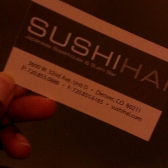 Foto diambil di Sushi Hai oleh Donna S. pada 10/12/2013