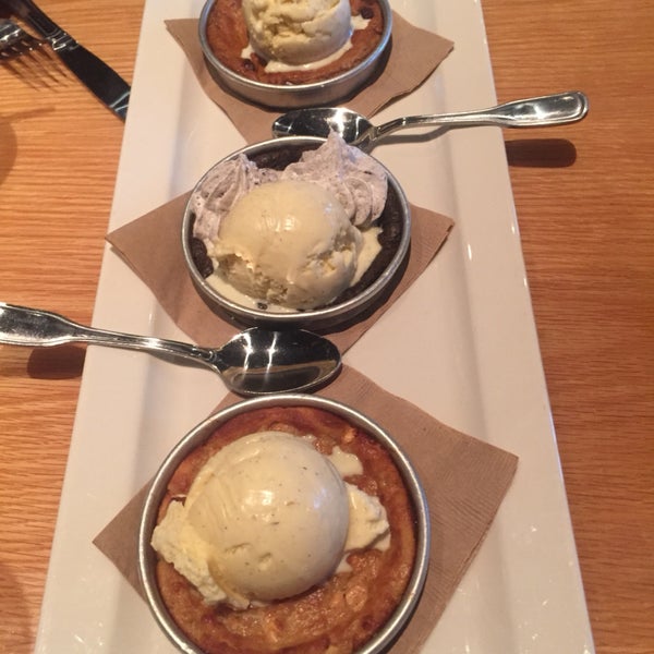 Do the pizooki trio, you can do three different cookies for dessert. Delicious.