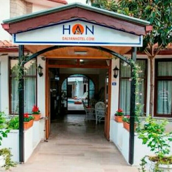 Foto diambil di Han Dalyan Hotel oleh Ali Yiğit D. pada 4/21/2016