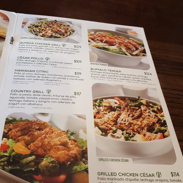 Super 2024 salads menu