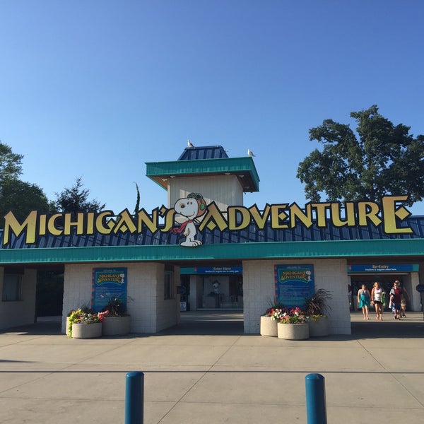 Photo taken at Michigan&#39;s Adventure by Wilco H. on 8/10/2016