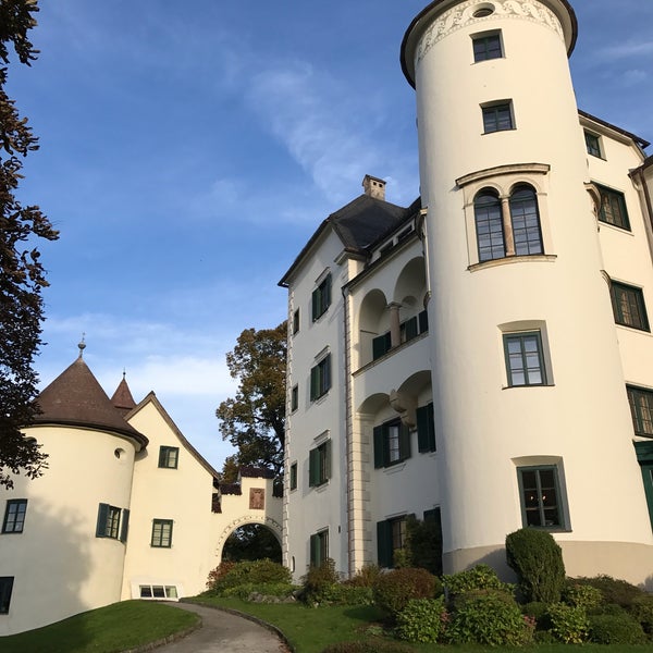 Photo taken at Romantik Hotel Schloss Pichlarn by Manfred L. on 10/2/2017