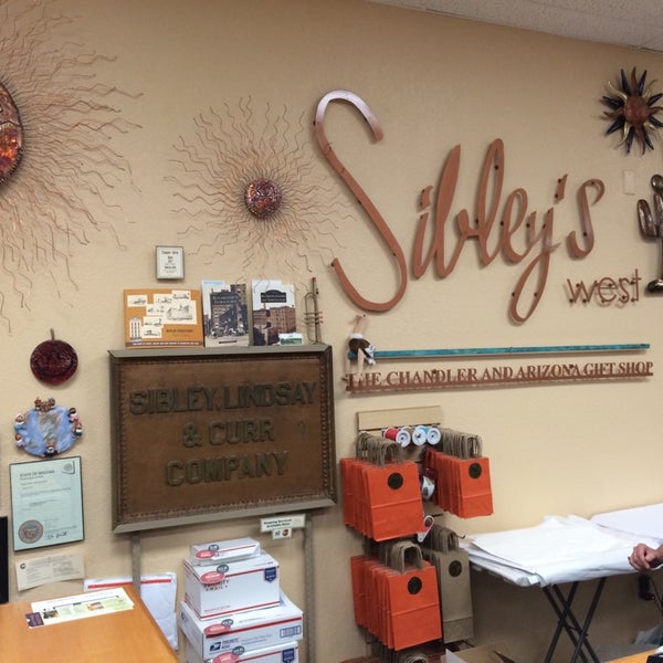 Photo taken at Sibley&#39;s West: The Chandler and Arizona Gift Shop by Jen M. on 4/27/2014