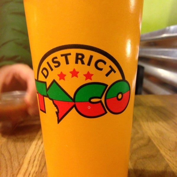 Photo taken at District Taco by Margo R. on 3/28/2013