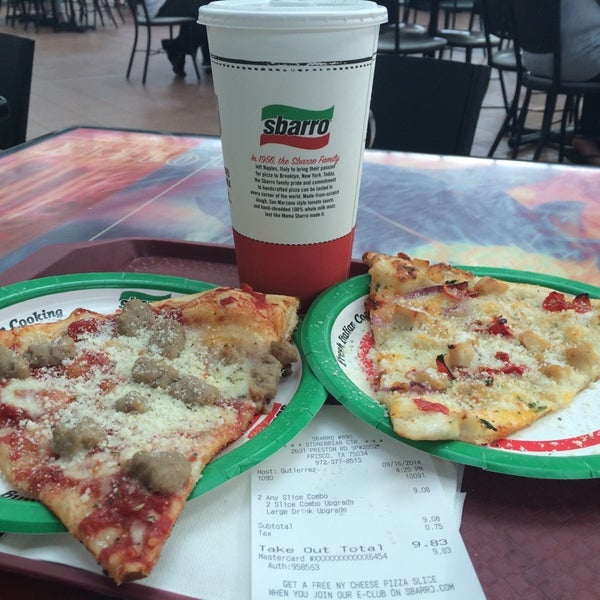 Sbarro 5 Tips
