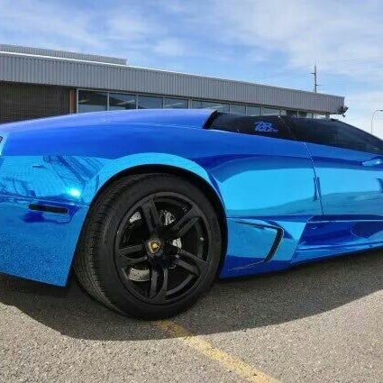 Corvette c7 Тиффани Blue Chrome Wrap