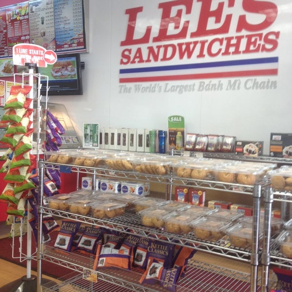 Photo taken at Lee&#39;s Sandwiches by Natalie C. on 4/23/2014