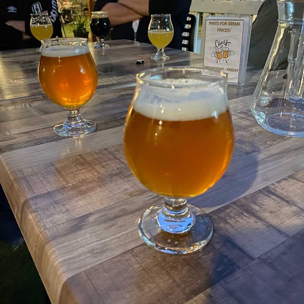 Photo taken at Sauce Brewing Co by Corey M. on 5/29/2021