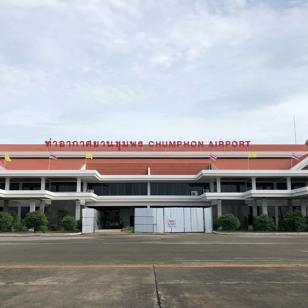 Photo taken at Chumphon Airport (CJM) by ทวีศักดิ์ เ. on 8/6/2019
