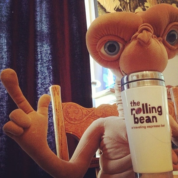 E.T. rolls with the bean...