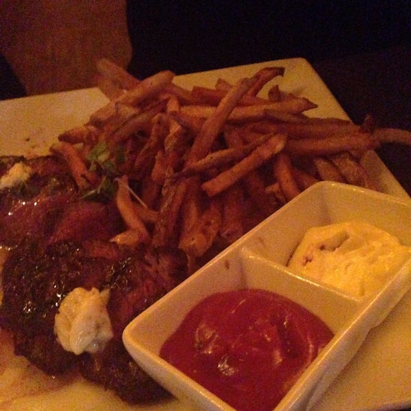 Photo taken at Timber Steakhouse &amp; Rotisserie by Amy H. on 3/13/2015