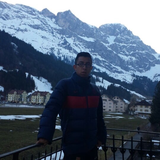 Photo taken at Ski Lodge Engelberg by Andres Brianly M. on 3/16/2014