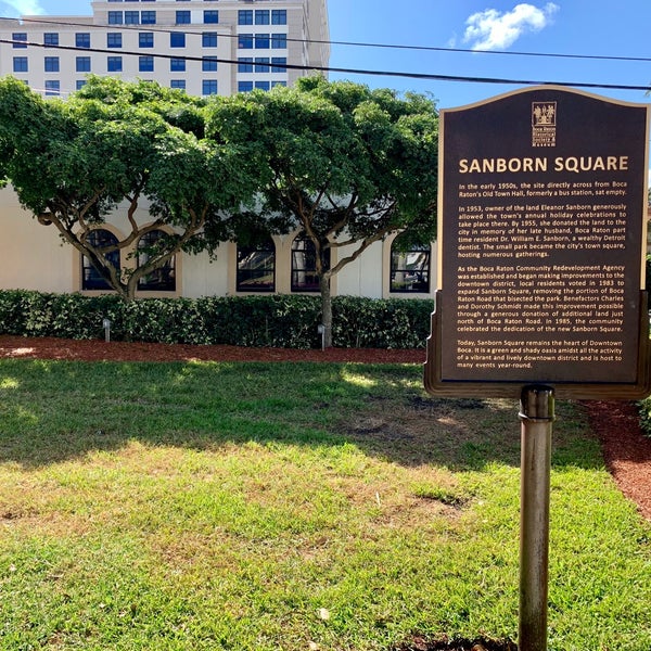 Sanborn Square Park in Southeast Boca Raton
