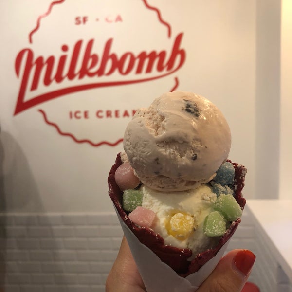 Das Foto wurde bei Milkbomb Ice Cream von Xi-Er D. am 6/23/2019 aufgenommen