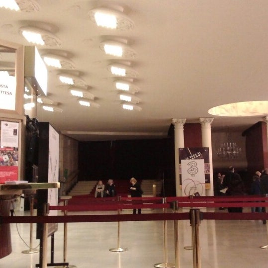 Photo taken at Teatro Manzoni by Aira on 11/23/2014