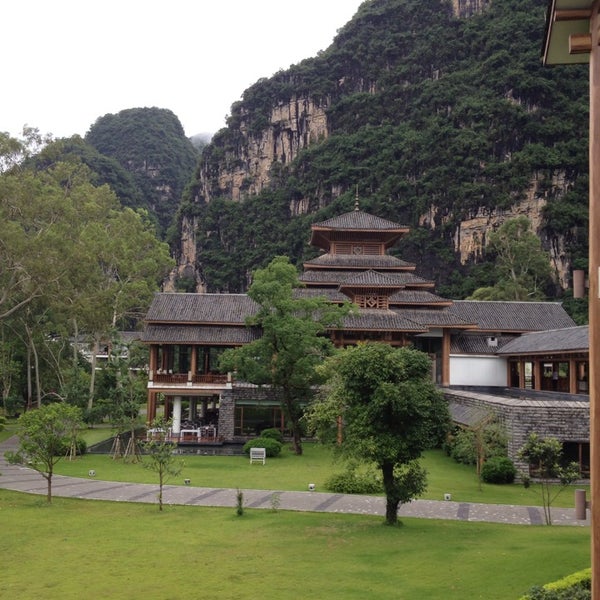 Photo taken at Yangshuo Mountain Retreat by Donna on 6/9/2013