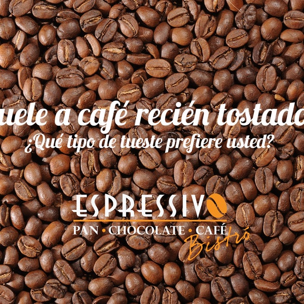 ¿Sabías que en Espressivo tostamos nuestro delicioso Café de La Quincena? ¿Ya lo probaste?