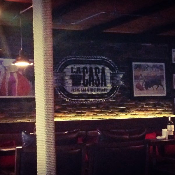 Photo taken at La Casa Tapas Bar &amp; Restaurant by Elnara N. on 3/10/2014