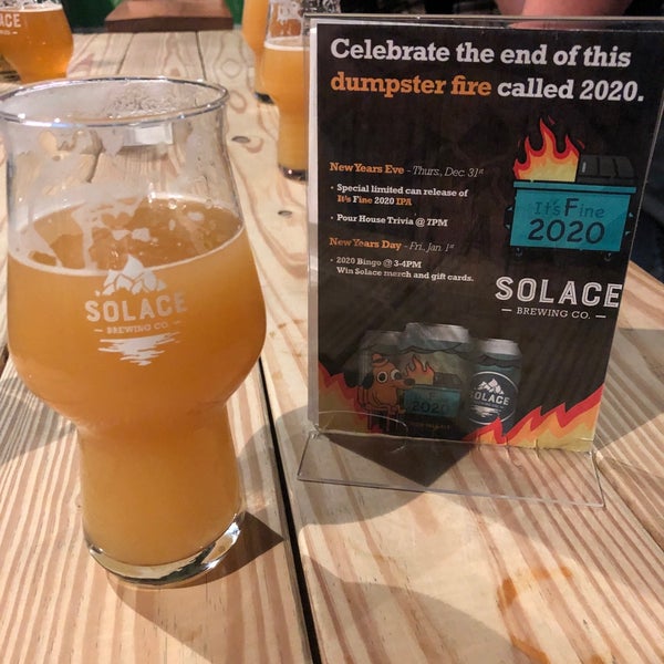 Photo taken at Solace Brewing Company by Scott M. on 1/1/2021
