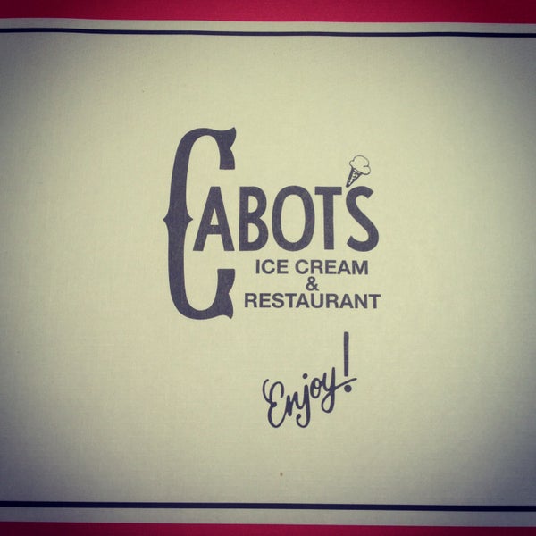 Photo taken at Cabot&#39;s Ice Cream &amp; Restaurant by Angela C. on 4/20/2013