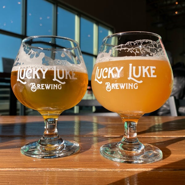 Photo taken at Lucky Luke Brewing Company by Cory B. on 5/16/2021