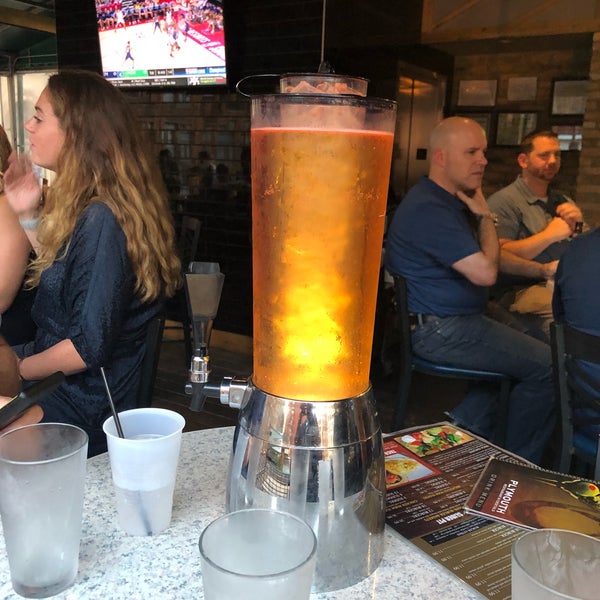 Foto diambil di Plymouth Restaurant &amp; Rooftop Bar oleh Michael J. pada 7/16/2019