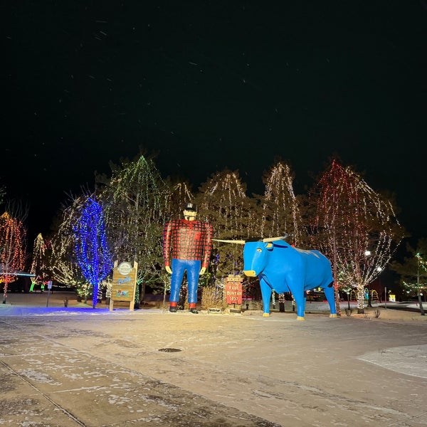 Photo taken at Paul Bunyan &amp; Babe The Blue Ox by Michael J. on 1/3/2024