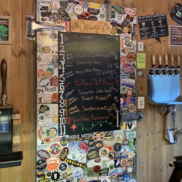 Photo taken at Hickory Nut Gorge Brewery by Kara on 11/10/2018