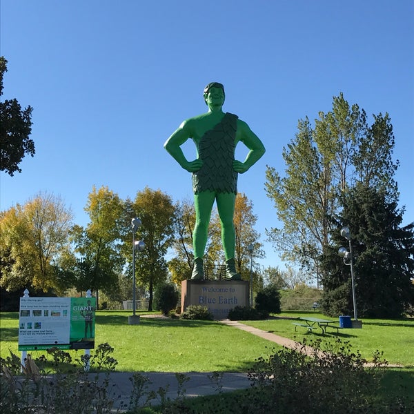 Photo taken at Jolly Green Giant Statue by Kara on 10/7/2016