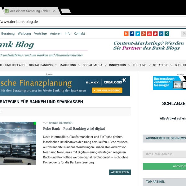 Moy blog Bank. Der bank