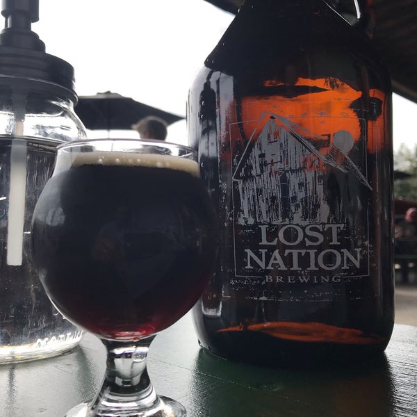 Photo taken at Lost Nation Brewing by Steve D. on 9/6/2020