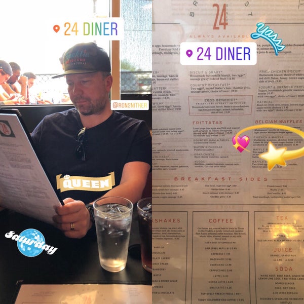 Photo taken at 24 Diner by Doug A. on 7/28/2018