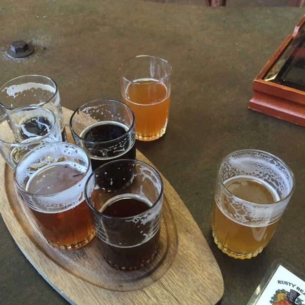 Photo taken at Rusty Beaver Brewery by Joe C. on 10/17/2015