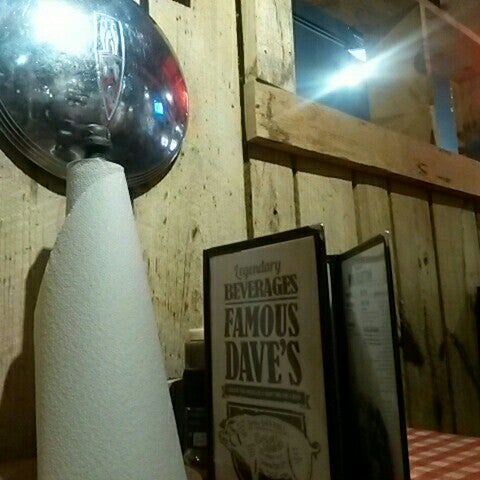Photo taken at Famous Dave&#39;s by Brian H. on 2/18/2016