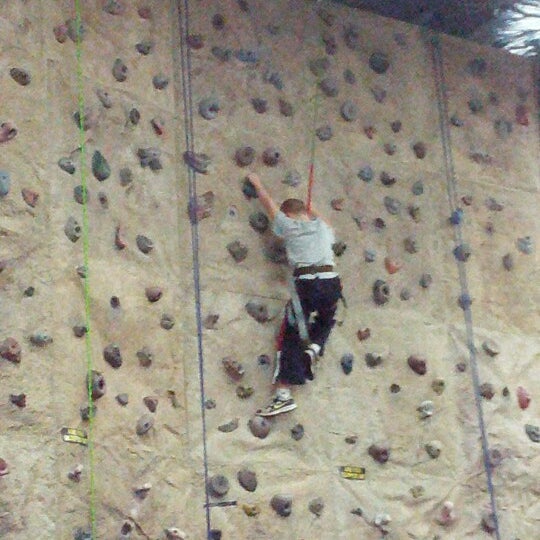 Photo taken at Adventure Rock Climbing Gym Inc by Bill on 12/1/2012
