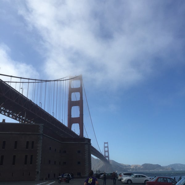 6/29/2016 tarihinde Kimmy H.ziyaretçi tarafından Golden Gate Bridge'de çekilen fotoğraf