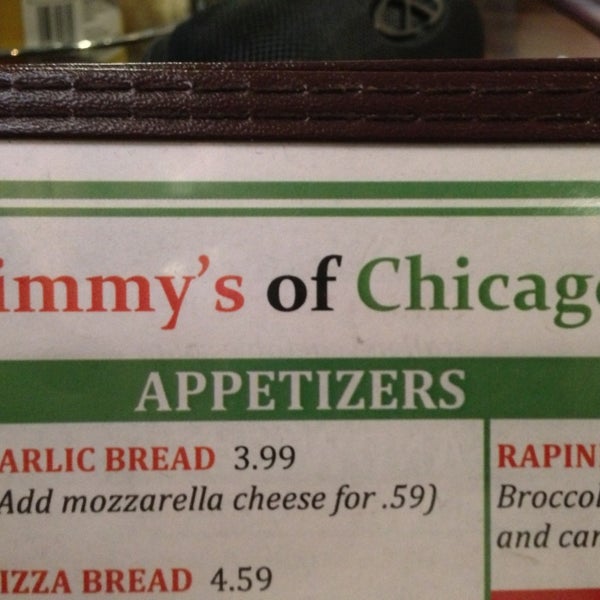 รูปภาพถ่ายที่ Jimmy&#39;s of Chicago โดย Kevin K. เมื่อ 3/21/2013