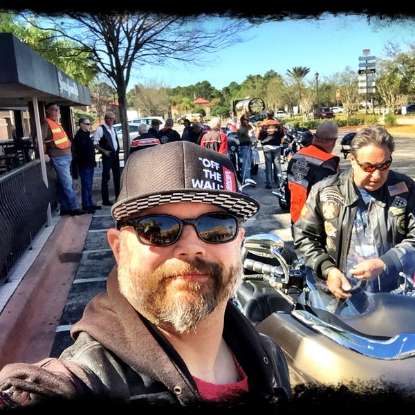 Photo taken at Bruce Rossmeyer&#39;s Daytona Harley-Davidson by Jon M. on 3/23/2016