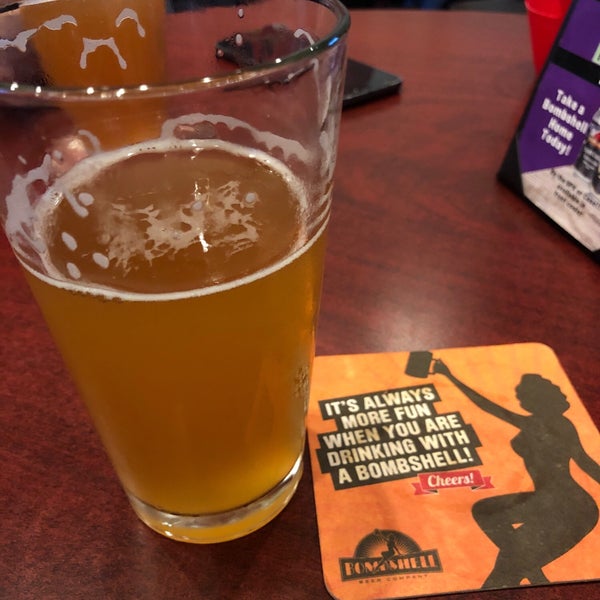 Photo taken at Bombshell Beer Company by Scott T. on 10/8/2019