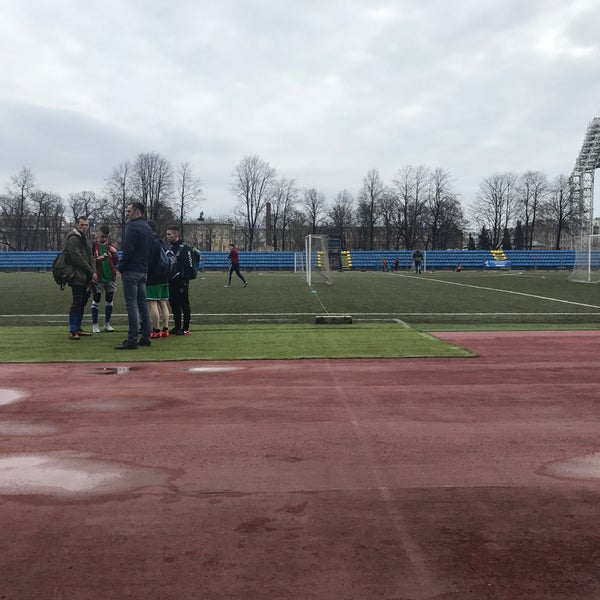 Photo taken at Малая спортивная арена «Петровский» by Katerina 👸 on 5/3/2018