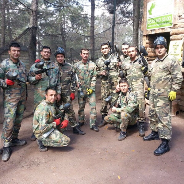 Photo taken at Natura Paintball by Serhat G. on 4/23/2015