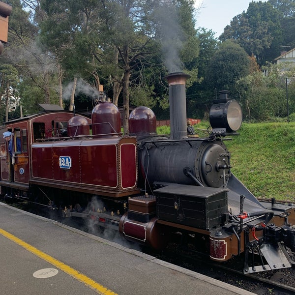 Photo taken at Belgrave Station - Puffing Billy Railway by 𝔇 on 6/30/2021