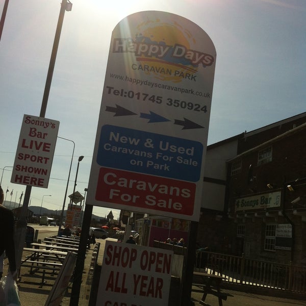 Happy Days Towyn Site Map Happy Days Caravan Park, Towyn - 1 Tip