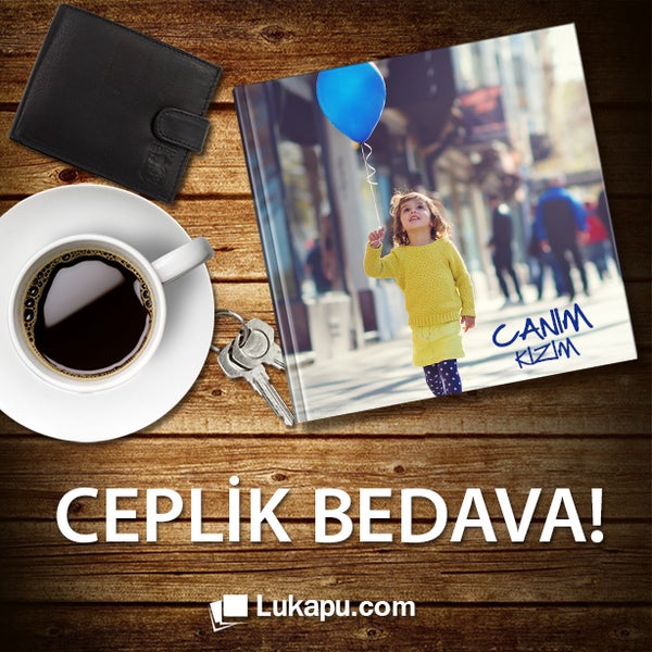 Lukapu‘dan herkese ücretsiz Lukapu Ceplik Fotokitap Hediye! Hemen katılmak için: http://goo.gl/EAKr7Q Fotoğraflarınızı kaliteli fotokitaplara dönüştürmek için bu fırsatı kaçırmayın :)