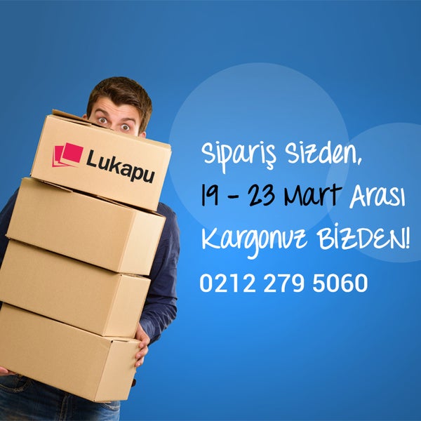 #Lukapu ürünlerinde, 23 Mart'a kadar olan siparişlerinizde kargo ücretiniz bizden! www.lukapu.com