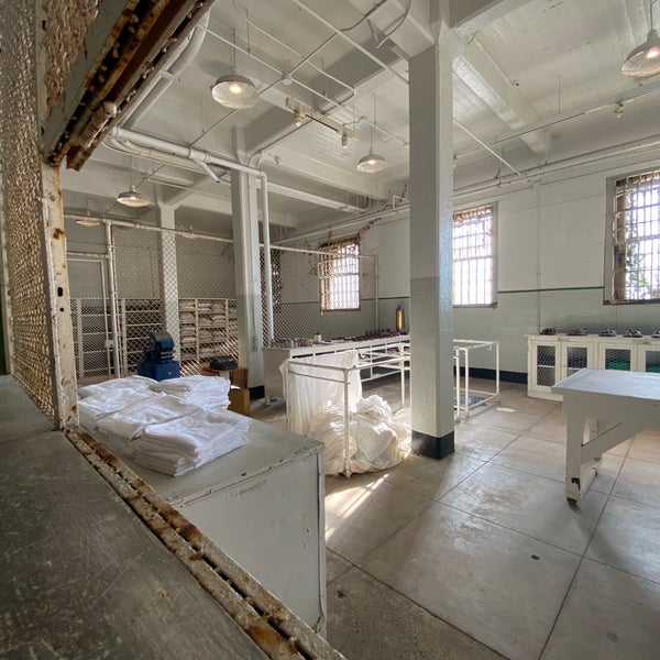 Inside Alcatraz Showers