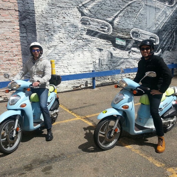 Photo taken at ScooTours Denver Scooter Rental by David S. on 4/5/2014