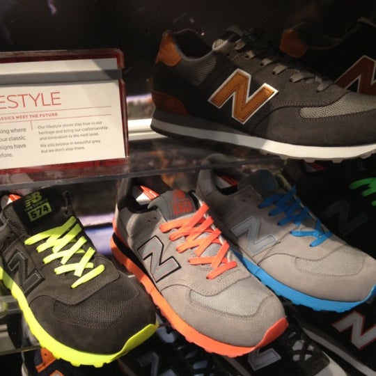 Photo taken at New Balance Flagship Store by Billy B. on 11/18/2012