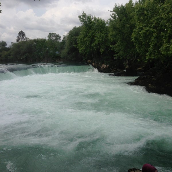 Photo taken at Manavgat Waterfall by Taha Ç. on 4/21/2013